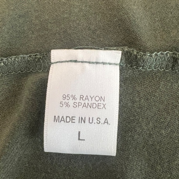 H.I.P. Women's Army Green Cardigan, Long Sleeve, Size Large - Picture 11 of 11